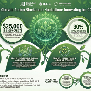 IEEE ClimateChain 글로벌 해커톤 2026 포스터
