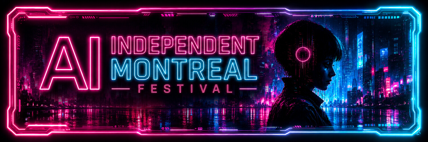 AI Independent Montreal Festival — 몬트리올 독립 AI 영화제 포스터