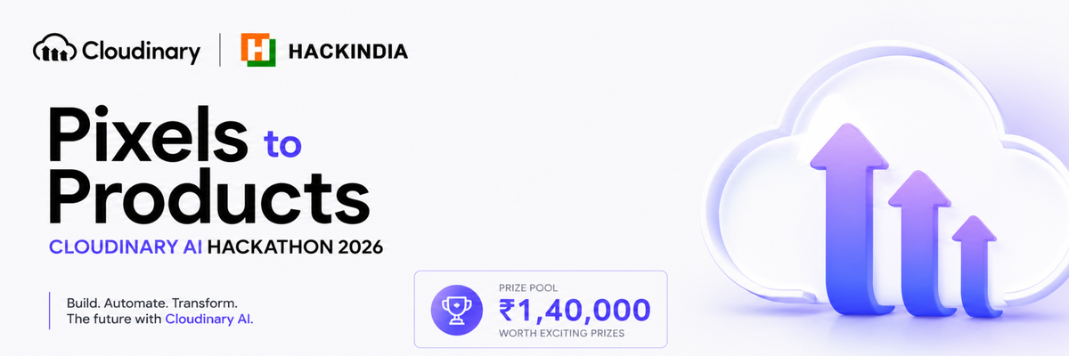 Pixels to Products — Cloudinary AI Hackathon 2026 포스터