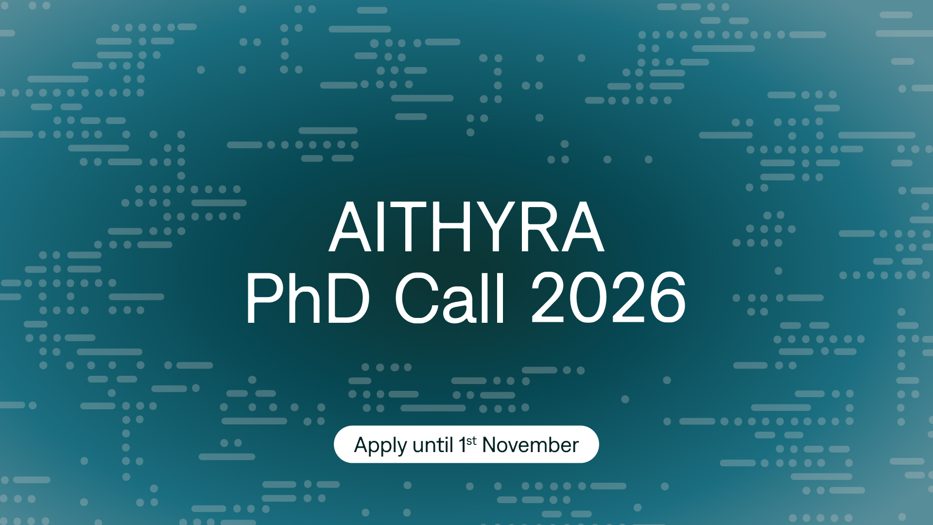 AITHYRA 국제 AI 바이오메디슨 박사과정 2027 포스터