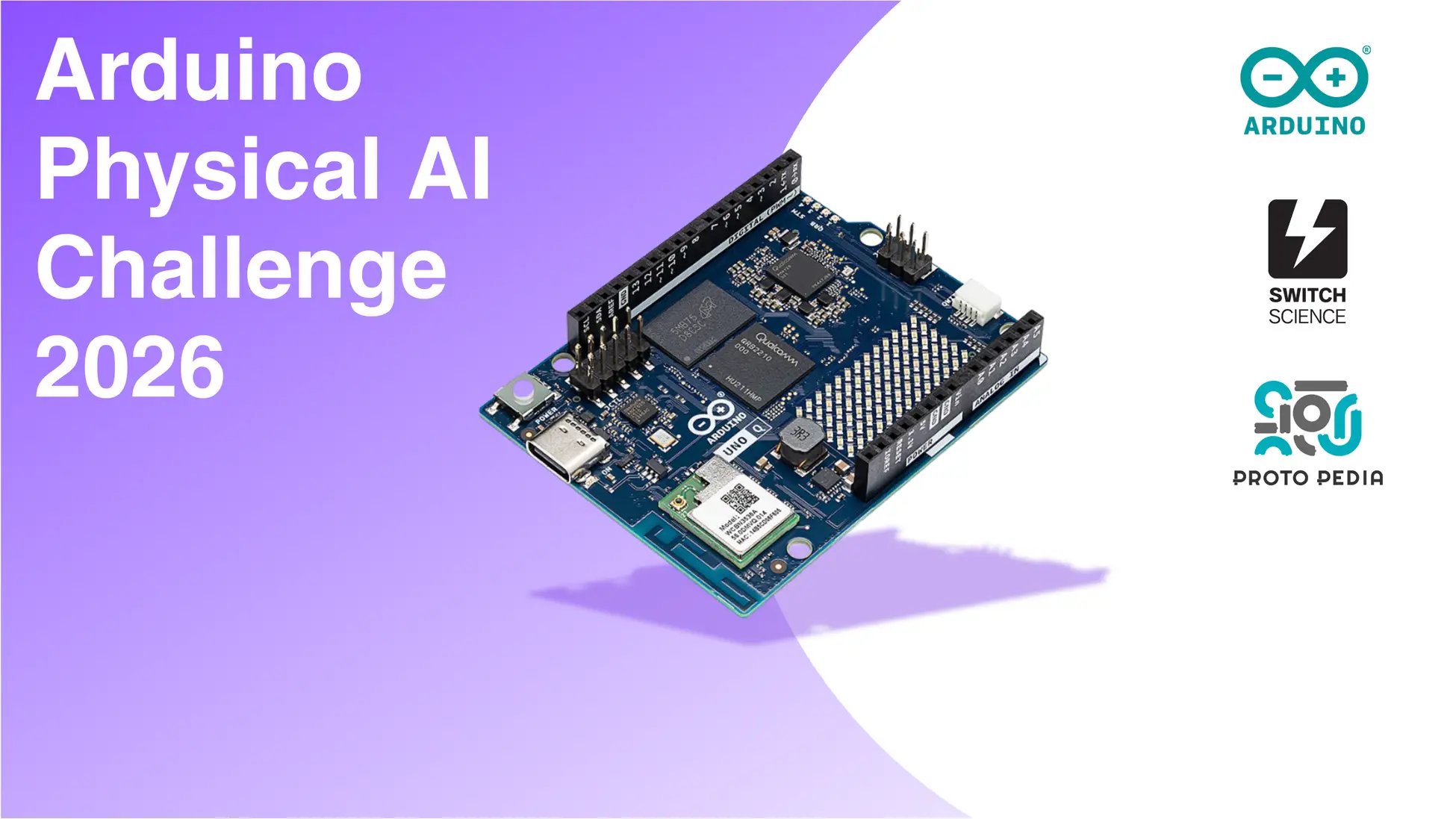 Arduino Physical AI Challenge 2026 — 일본 공식 Physical AI 프로토타입 콘테스트 포스터