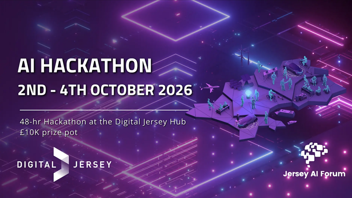 Digital Jersey AI 해커톤 2026 — 저지의 주요 과제를 AI로 해결 포스터