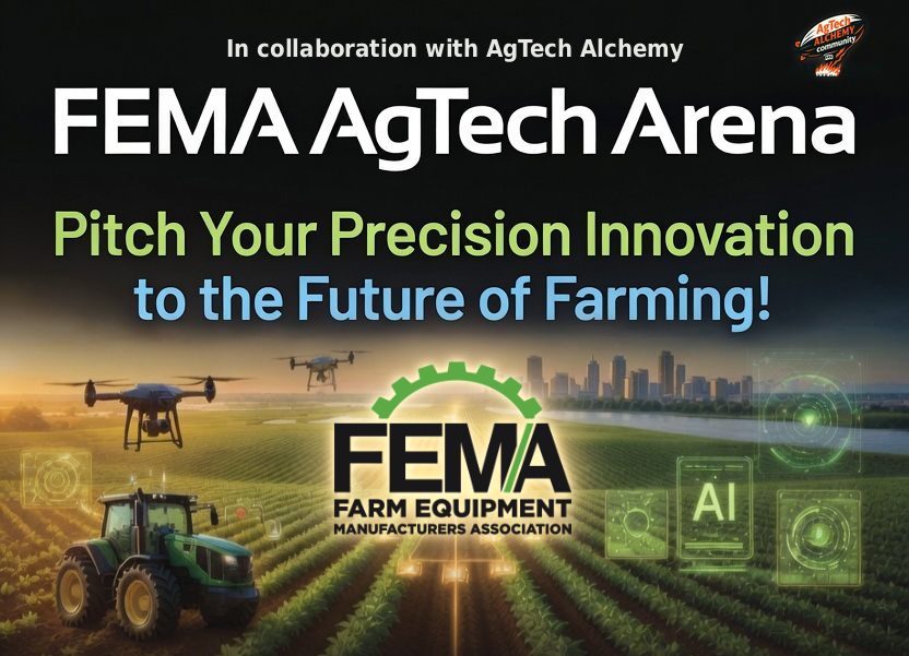 FEMA AgTech Arena 피치 컴피티션 2026 포스터