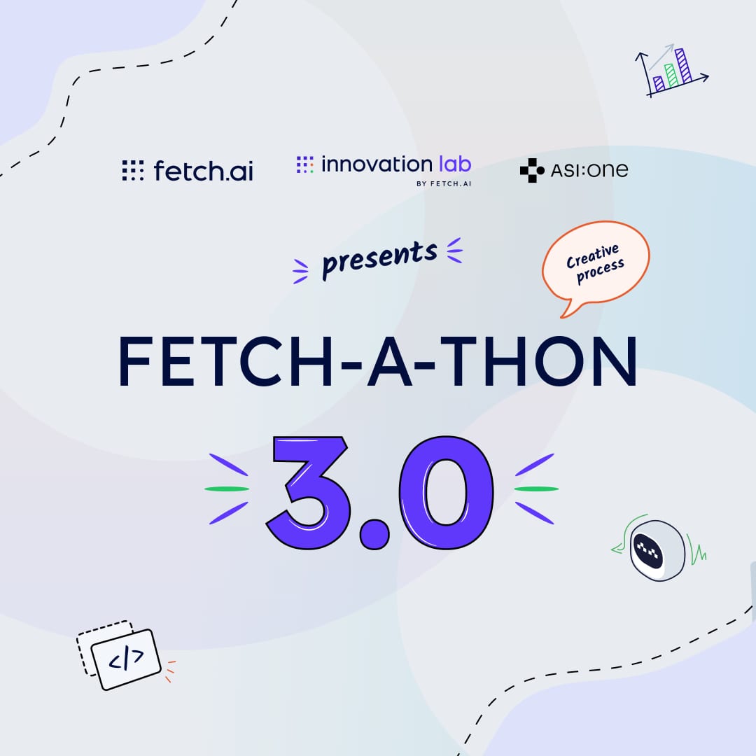 Fetch-A-Thon 3.0 — 인도 국가 AI Agent 해커톤 포스터