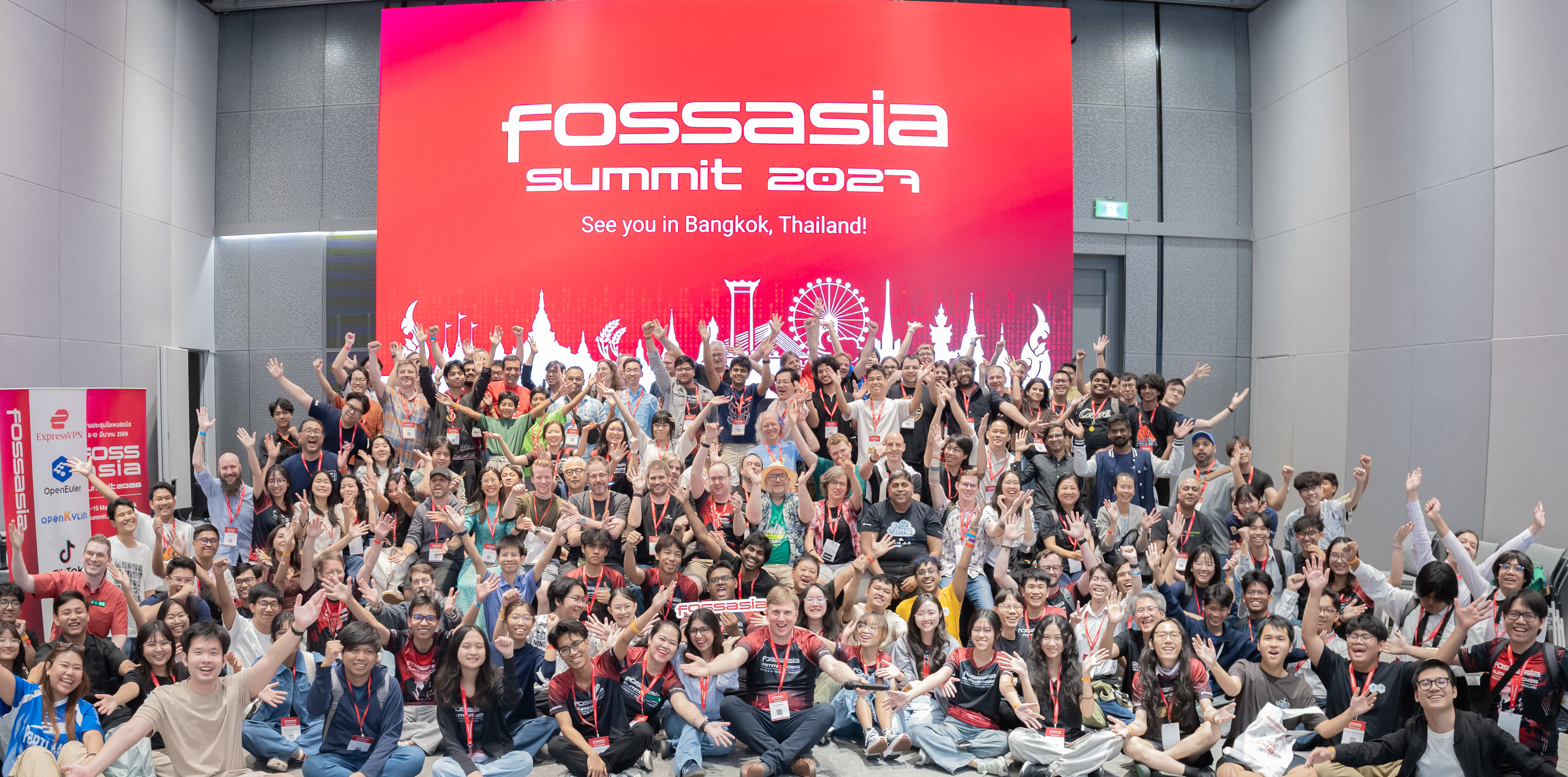 FOSSASIA Summit 2027 — AI 트랙 발표자 모집 포스터