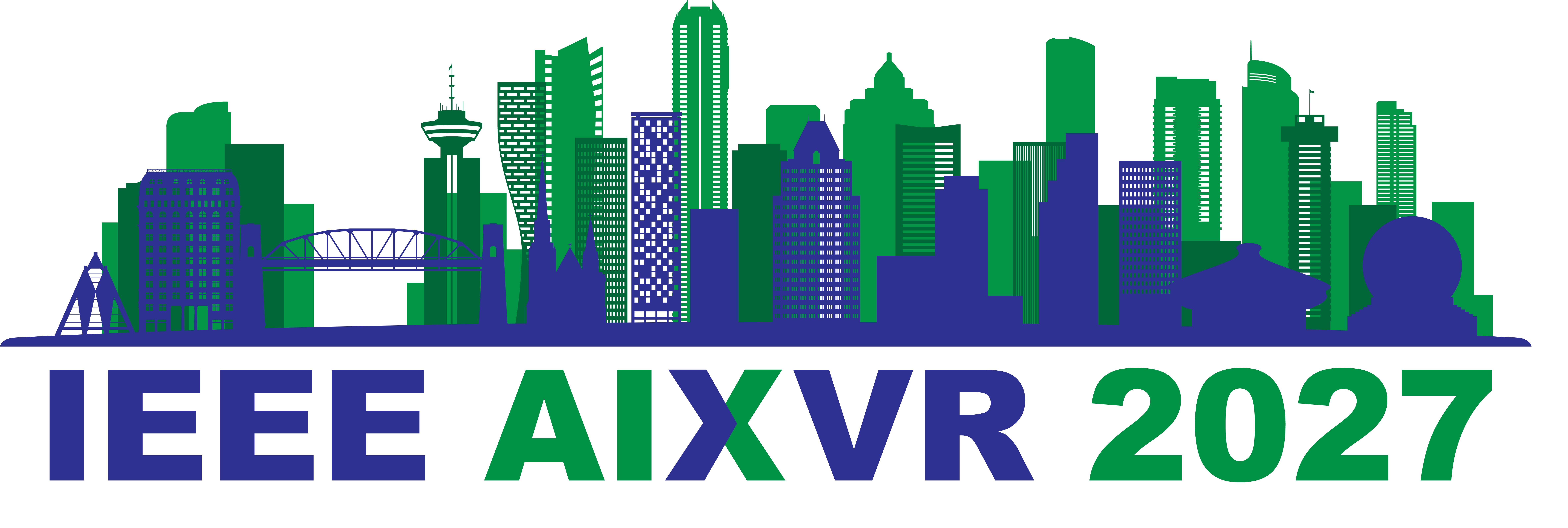 IEEE AIxVR 2027 — Work-in-Progress·Demo/Video 논문 모집 포스터