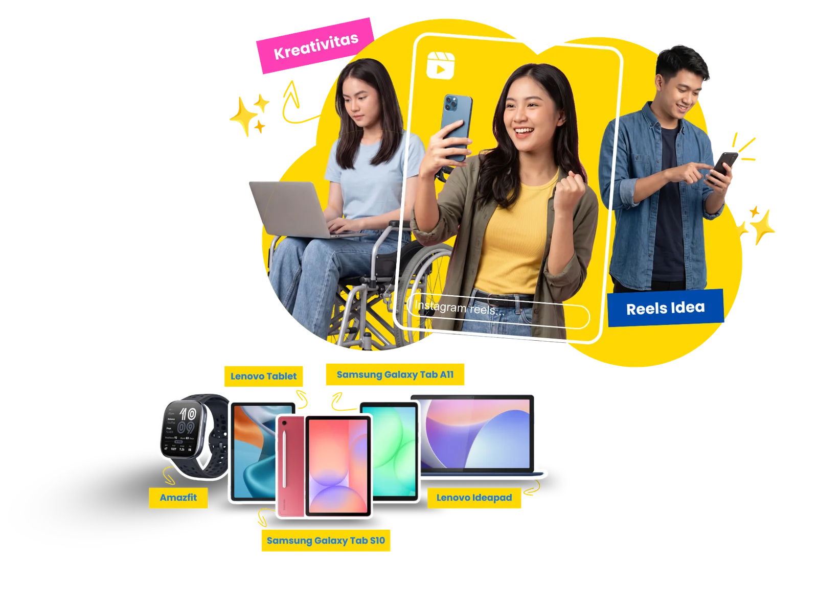 InnovAItion Challenge 2026 — Gemini AI Instagram Reels 공모전 포스터