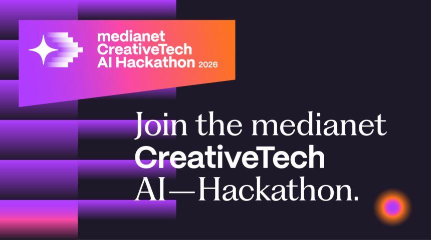 medianet CreativeTech AI 해커톤 2026 포스터
