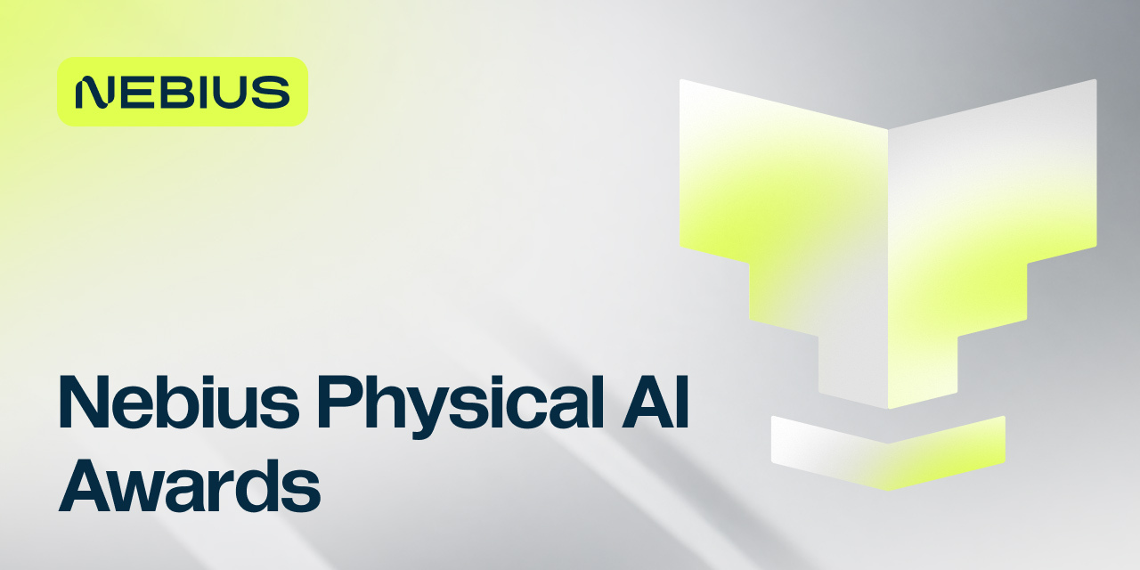 Nebius Physical AI Awards 2026 포스터