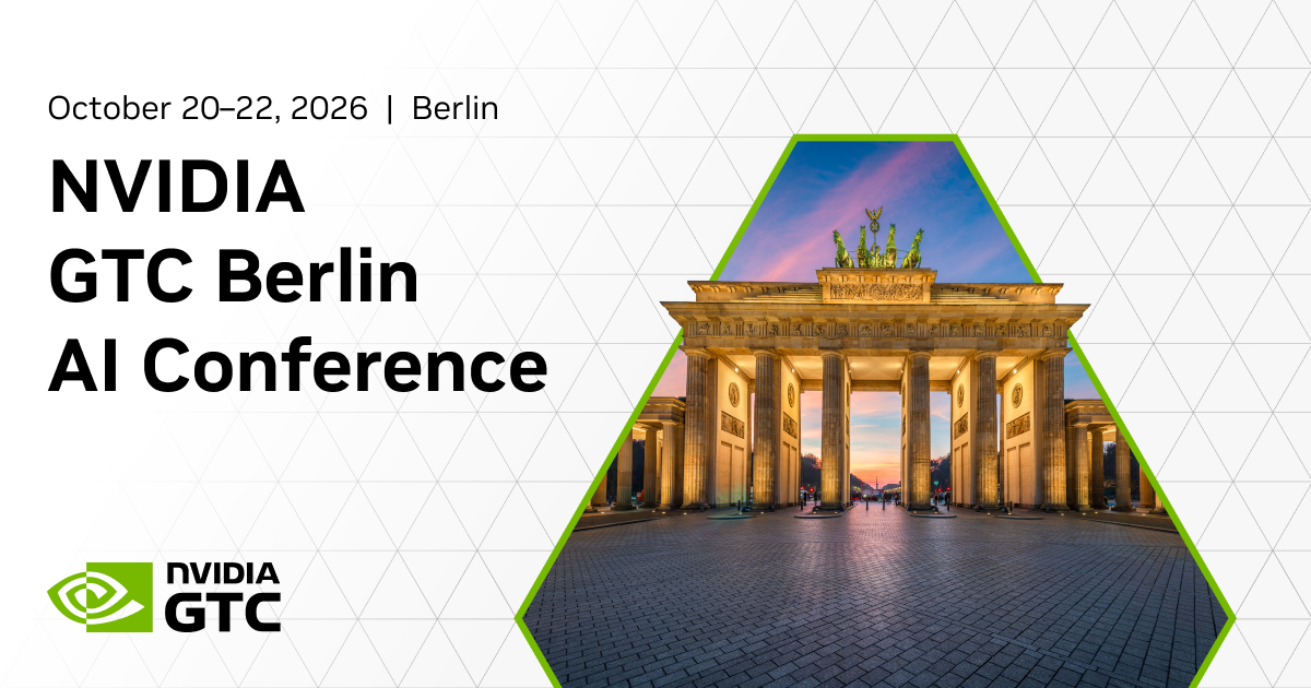 NVIDIA GTC Berlin 2026 — AI 컨퍼런스·엑스포 포스터