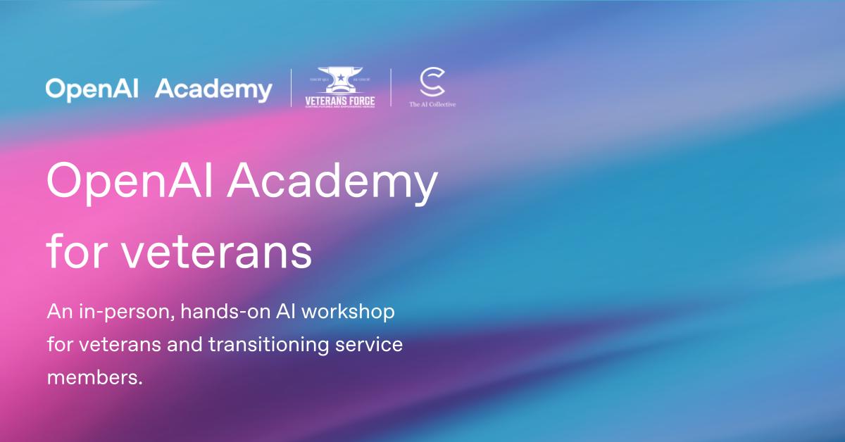OpenAI Academy for Veterans — Lakehurst, NJ 포스터