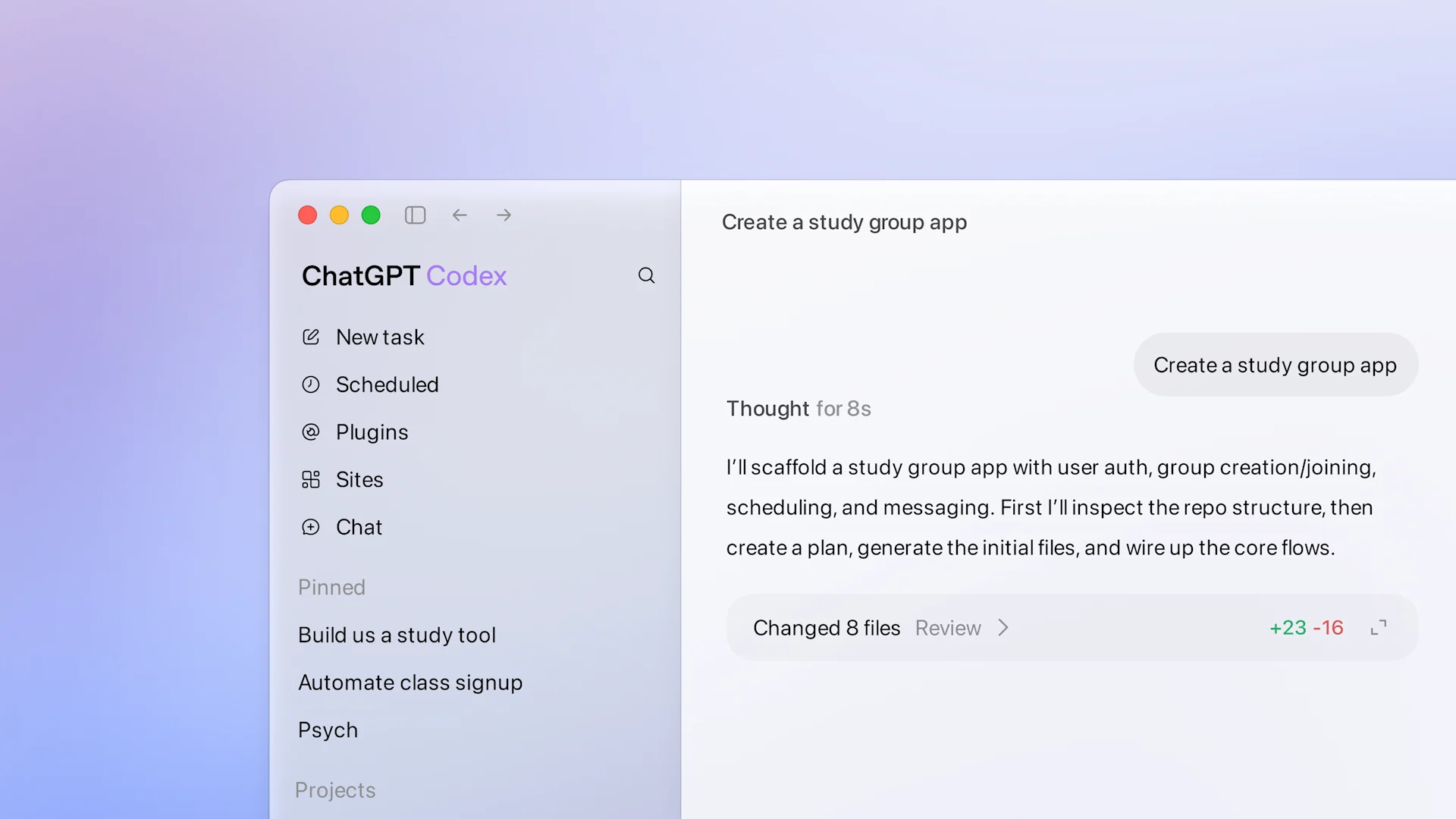 OpenAI Codex 대학생 US$100 크레딧 지원 포스터