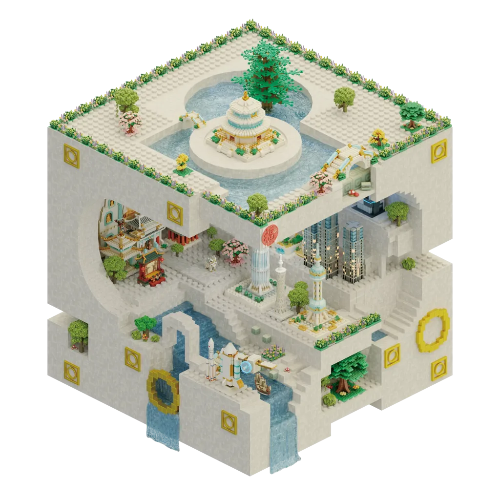 2026 Origin CG 국제 창의성 대회 — Blender + AIGC 포스터