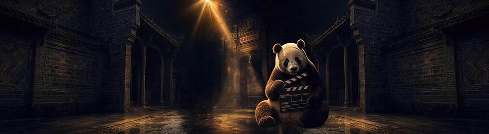 Panda Vision 국제영화제 2027 — AI 영화 부문 포스터