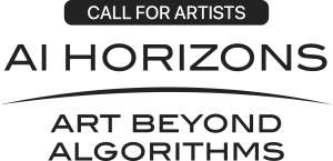 AI Horizons. Art Beyond Algorithms — AI 예술 오픈콜 2026 포스터