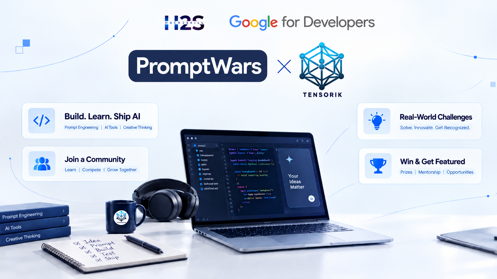 Prompt Wars x Tensorik 2026 포스터