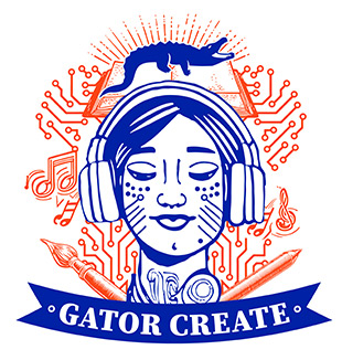 AI Days Gator Create Competition 2026 — 인간 중심 AI 창작 공모전 포스터