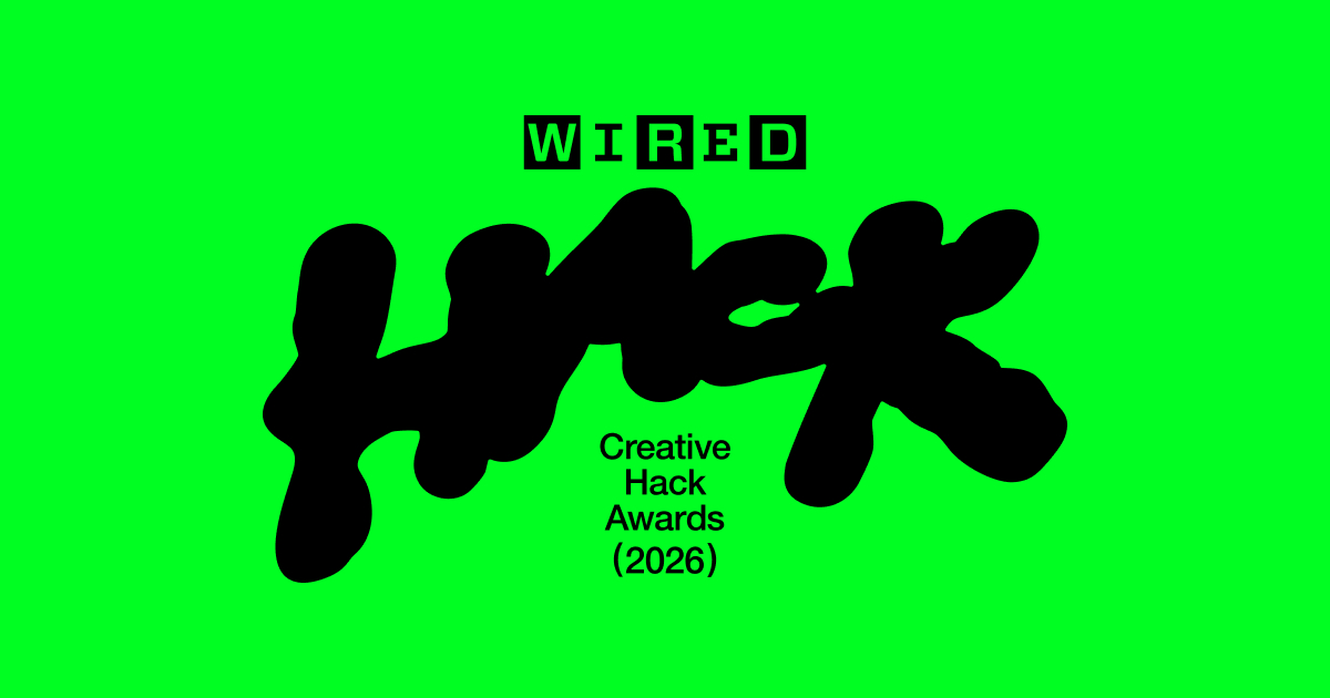 CREATIVE HACK AWARDS 2026 — WIRED Japan 크리에이티브 해킹 어워드 포스터